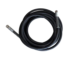 خرطوم بخار بطول 6 متر من نوع PTFE مُجدول (مدعم) بالفولاذ المقاوم للصدأ – عدد 1