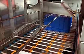 جهاز غسيل الصناديق الأوتوماتيكي